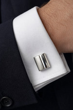 Men’s Silver Tone Cufflinks