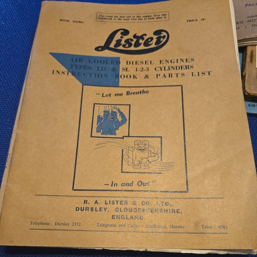 Lister air cooled diesel - cooled,