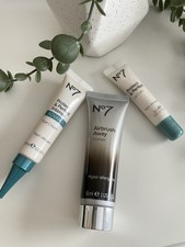 x3 No7 beauty products - Primer, Eye Cream and Lip care