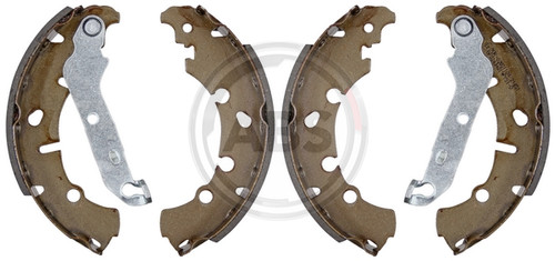 Rear brake shoe set - shoe,