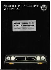 Lancia HPE Volumex VX 1983-1984 German Market Foldout Sales Brochure Beta
