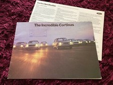 Ford Cortina Brochure 1969, UK Issue, April 1969, inc Lotus Cortina, GT, 1600E