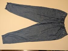 Sainsbury's Tu Ladies Blue Size 10 Drawstring Joggers.