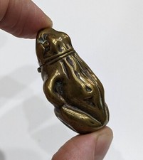 Antique Brass Vesta Case -