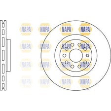 2x Brake Discs Vented For VW