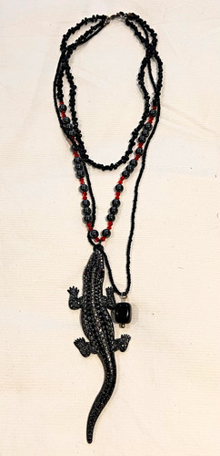 Gothic beaded hematite - gothic, &