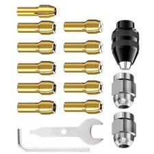Drill chuck collet - collet, set
