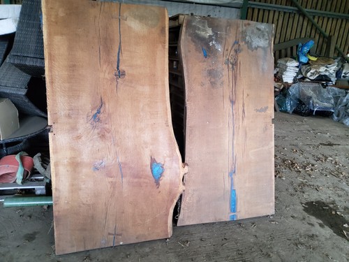 Reclaimed oak planks - oak,