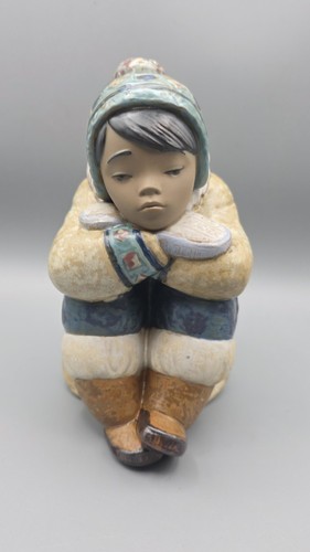Lladro figurine gres - , pensive
