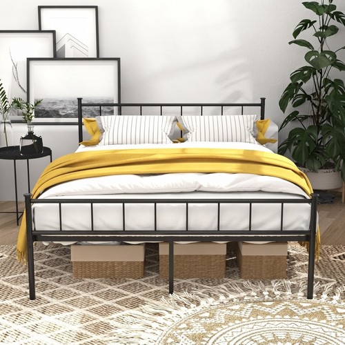 Classic king size metal bed - classic,