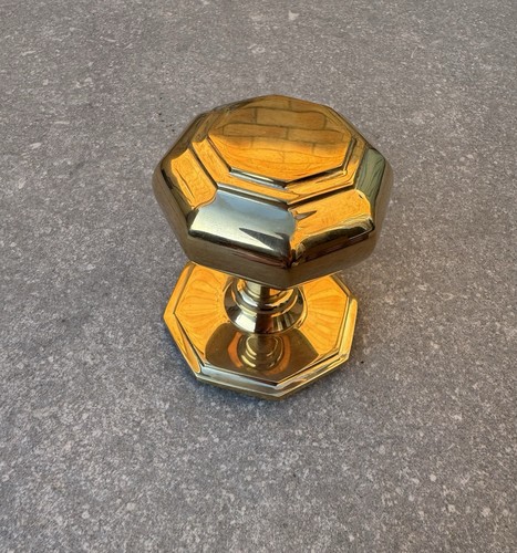 Small solid brass octagonal - brass,