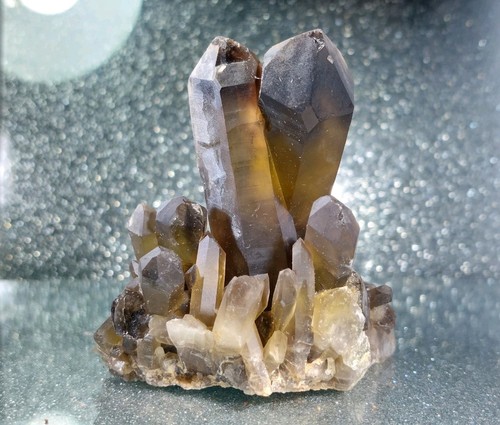 Natural smokey citrine cluster - natural,