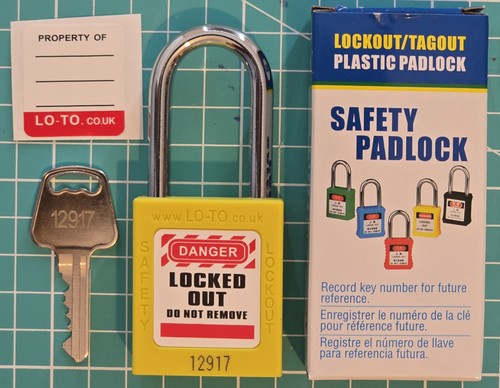 Lock out tag - tag, electrical