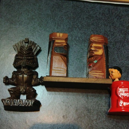 Guam tiki statue wood carving - guam,