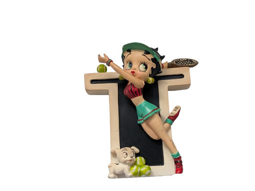 Betty boop letter figurine - t,