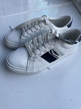 M&S TRAINERS PUMPS White Vegan