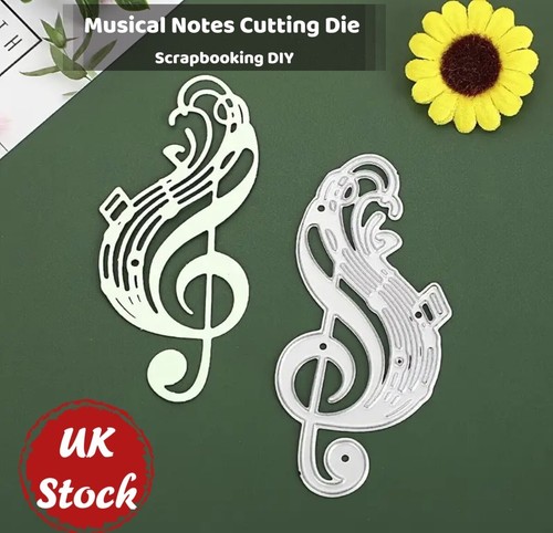 Musical notes greeting card - notes,