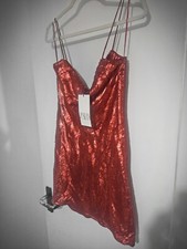 Brandnew Zara Sequin Mini Red