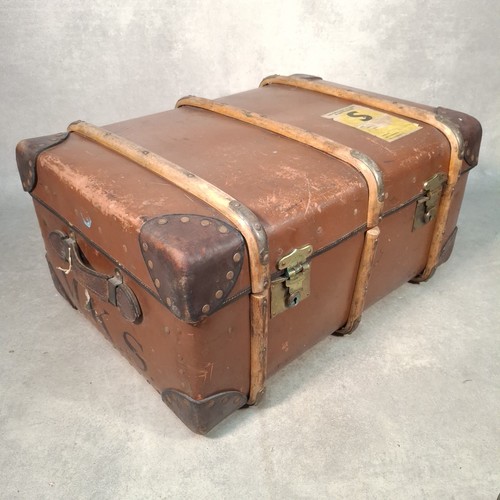 Vintage orient steamer trunk - vintage,