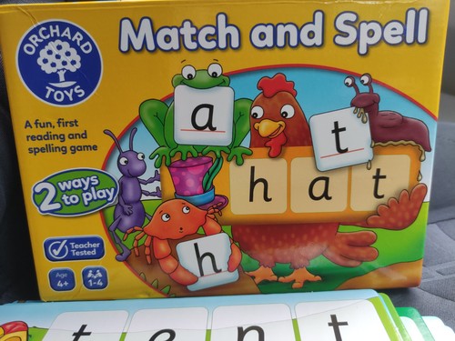 Orchard toys match - and, spell