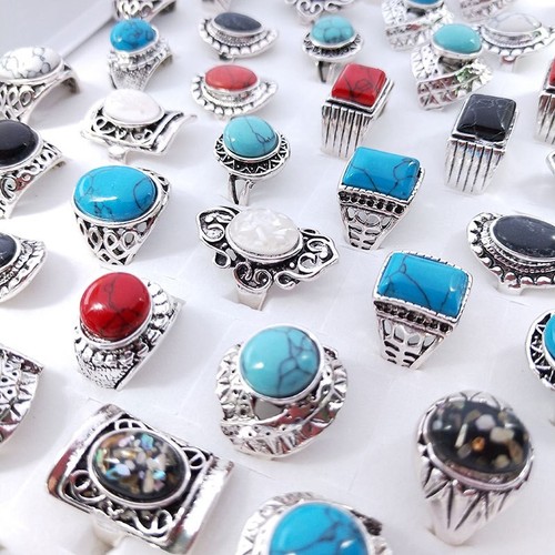 20pcs vintage women rings - 20pcs,