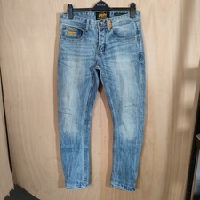 Superdry Jeans Copperfill Loose Mens W30 L30 Denim Relaxed Fit Copper Blue