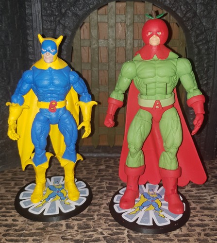 Custom bananaman and appleman - and,