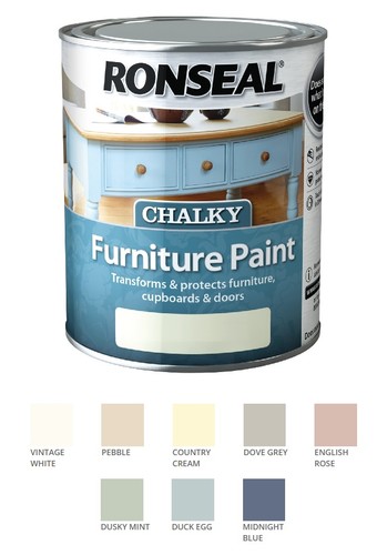 Ronseal chalky furniture paint - ronseal,
