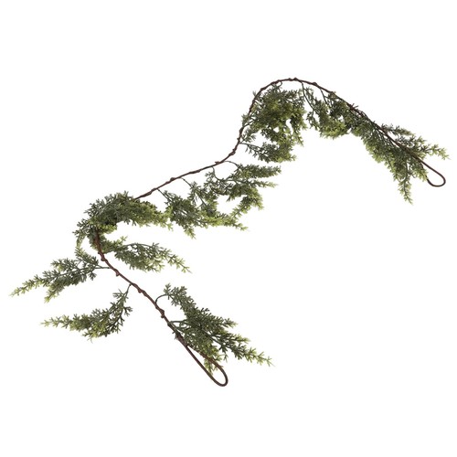 Real touch cedar garland - cedar,