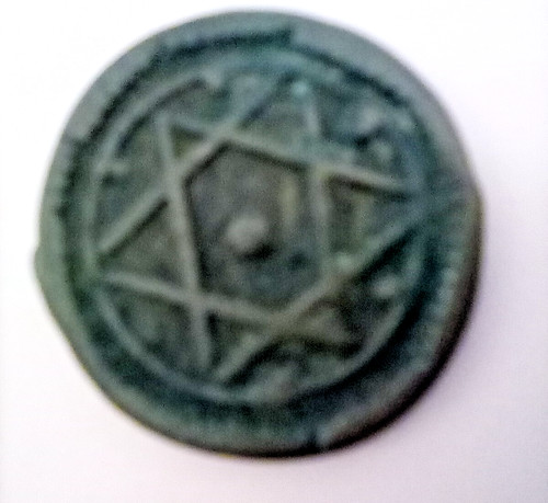 Antique moroccan coin brass - antique,