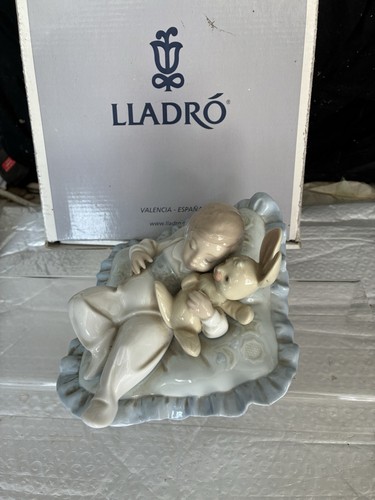 Lladro sleepy boy with - lladro,