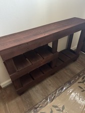 Rustic Dark Wood Freestanding