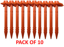 PACK OF 10 Pyramid orange 23cm