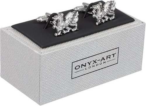 Welsh dragon cufflinks wales - welsh,