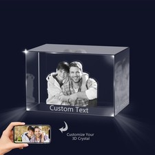 3D Crystal Photo Personalised
