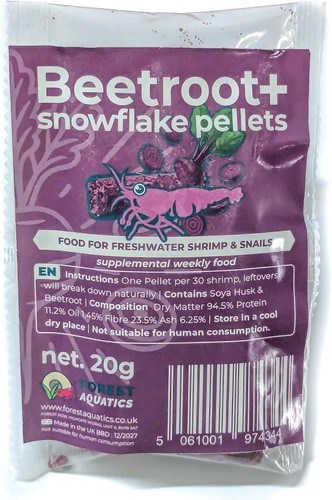 Beetroot snowflake pellets for - snowflake,