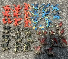 Mixed Plastic Dragon Figurines