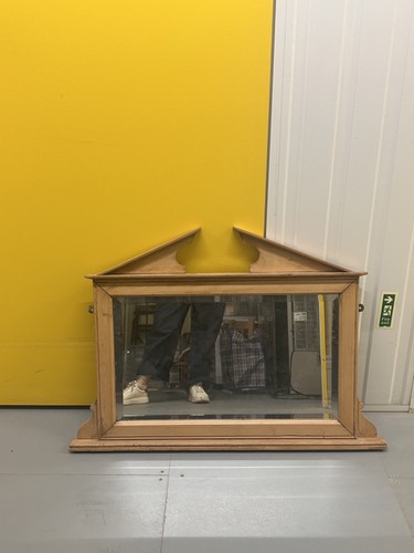 Antique pine wall - , mirror