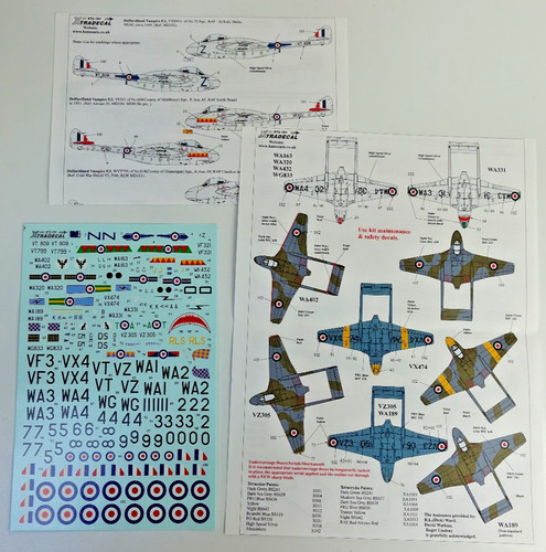 Xtradecal de havilland - 1/72,