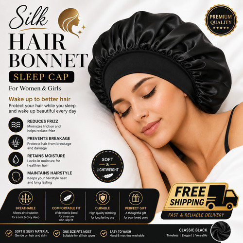 Silk hair wrap for sleeping - wrap,
