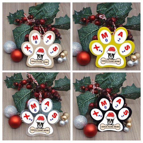 Personalised cartoon dog paw - dog,