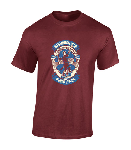 Badminton club mens shirt - badminton,