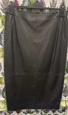 Leather skirt Size 12 , M&S