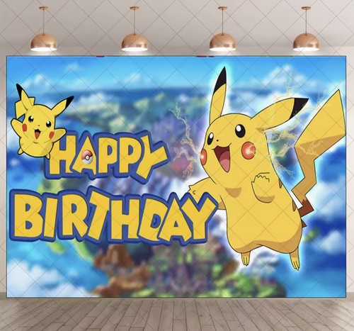 120cm x90cm pokemon pikachu - 120cm,