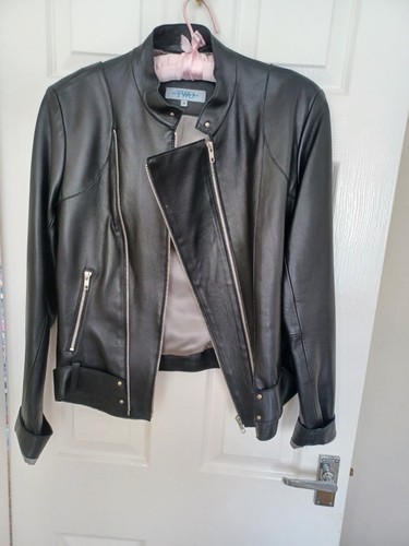 Womens leather jacket size - jacket, 12