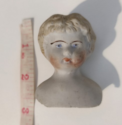 Antique porcelain doll head - antique,
