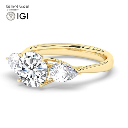 Round diamond trilogy - diamond,