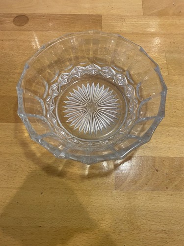 Vintage cut glass bowl - vintage,