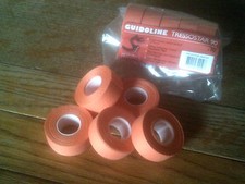 NOS 2 ROLLS ORANGE TRESSOSTAR CLOTH HANDLE BAR TAPE 
