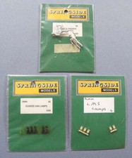 3 Packs Springside 4mm OO EM Gauge - Driver & Fireman + Guards Van & Loco Lamps